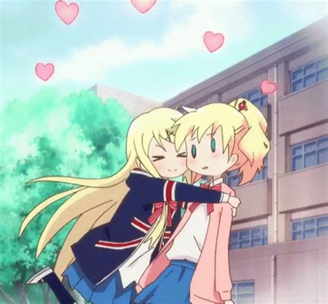 anime hug|anime girl hugs you.